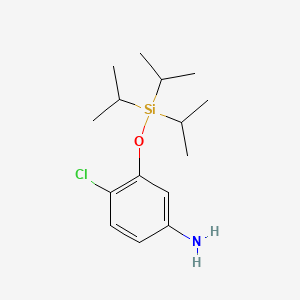 molecular formula C15H26ClNOSi B564598 3-Triisopropylsilyloxy-4-chloroaniline CAS No. 1159977-62-4