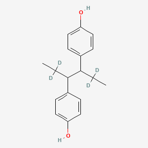 molecular formula C18H22O2 B564607 (Rac)-Hexestrol-d4 CAS No. 1189950-25-1