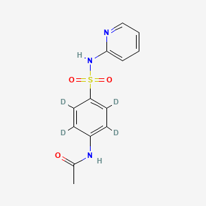 molecular formula C13H13N3O3S B564610 N-Acetyl sulfapyridine-d4 CAS No. 1189732-52-2