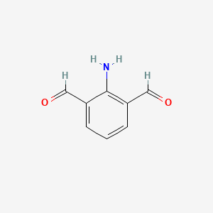 molecular formula C8H7NO2 B564620 2-Aminobenzene-1,3-dicarbaldehyde CAS No. 102975-00-8