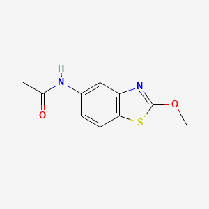molecular formula C10H10N2O2S B564627 N-(2-Methoxy-1,3-benzothiazol-5-yl)acetamide CAS No. 103038-16-0
