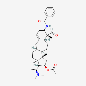 molecular formula C35H50N2O4 B564628 Buxanaldinine CAS No. 107259-42-7