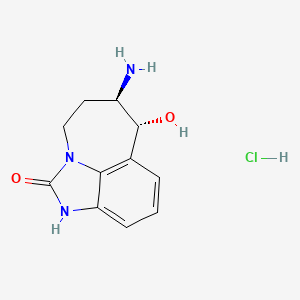 molecular formula C11H14ClN3O2 B564634 Desisopropyl Zilpaterol Hydrochloride CAS No. 92260-83-8