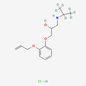 molecular formula C15H24ClNO3 B564638 Oxprenolol-d7 Hydrochloride CAS No. 1189649-47-5