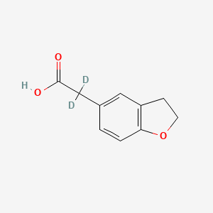2,3-Dihydro-5-benzofuranacetic Acid-d2