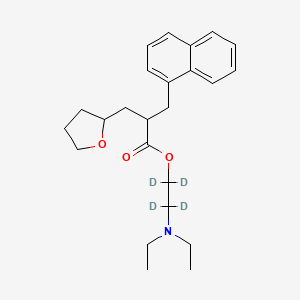 molecular formula C24H33NO3 B564670 Nafronyl-d4 CAS No. 1215649-28-7