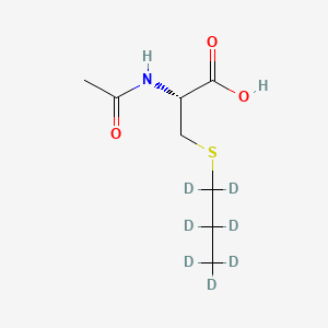 molecular formula C8H15NO3S B564677 N-Acetyl-S-propyl-L-cysteine-d7 