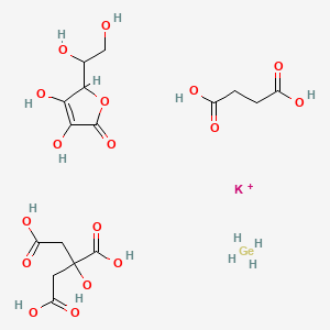 molecular formula C16H26GeKO17+ B564679 Sanumgerman CAS No. 108334-52-7