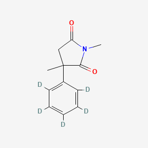molecular formula C12H13NO2 B564681 Methsuximide-d5 CAS No. 1189980-63-9