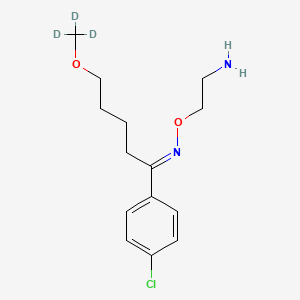 molecular formula C14H21ClN2O2 B564684 Clovoxamine-d3 CAS No. 1185246-59-6