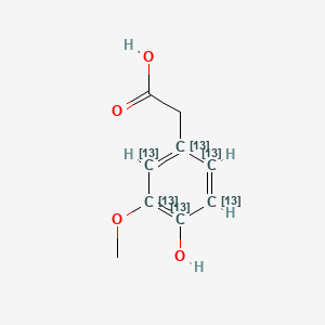 molecular formula C9H10O4 B564686 Homovanillic Acid-13C6 CAS No. 1185016-45-8