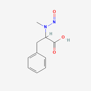 2-[Methyl(nitroso)amino]-3-phenylpropanoic acid