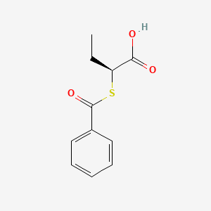 molecular formula C11H12O3S B564694 (S)-2-苯甲酰硫代丁酸 CAS No. 1217740-06-1