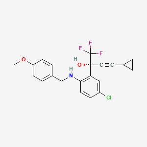 (R)-5-Chloro-alpha-(cyclopropylethynyl)-2-[[(4-methoxyphenyl)methyl]amino]-alpha-(trifluoromethyl)benzenemethanol