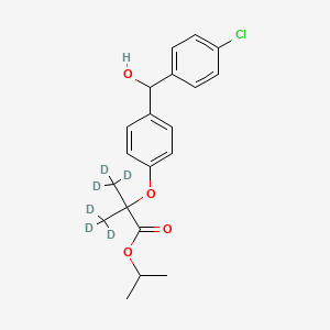 molecular formula C20H23ClO4 B564700 Dihydro Fenofibrate-d6 CAS No. 1189501-82-3