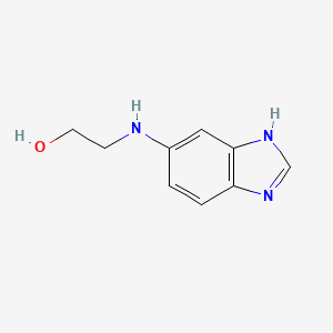 molecular formula C9H11N3O B564704 2-(1H-Benzimidazol-5-ylamino)ethanol CAS No. 110893-12-4