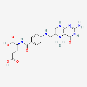 5-(Methyl-d3)tetrahydrofolic Acid (Mixture of Diastereomers)