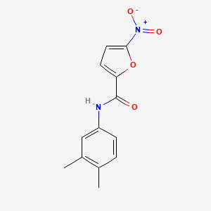 molecular formula C13H12N2O4 B5647147 N-(3,4-dimethylphenyl)-5-nitrofuran-2-carboxamide 