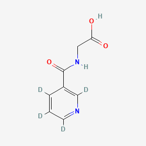 molecular formula C8H8N2O3 B564728 Nicotinuric Acid-d4 CAS No. 1216737-36-8