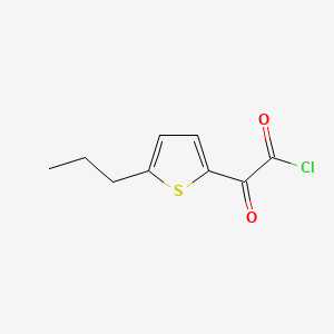 molecular formula C9H9ClO2S B564735 Oxo(5-propylthiophen-2-yl)acetyl chloride CAS No. 100750-82-1