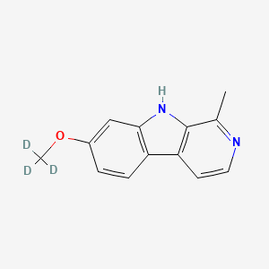 molecular formula C13H12N2O B564736 Harmine-d3 CAS No. 1216704-96-9