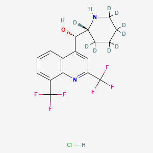 molecular formula C17H17ClF6N2O B564739 Mefloquine-d10 Hydrochloride CAS No. 1217653-15-0