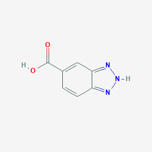 molecular formula C7H5N3O2 B056474 Benzotriazole-5-carboxylic acid CAS No. 23814-12-2