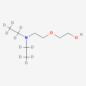 molecular formula C8H19NO2 B564740 2-[(2-Diethyl-d10)aminoethoxy]ethanol CAS No. 1189917-69-8