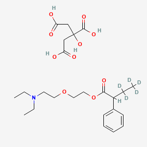 molecular formula C24H37NO10 B564743 Butamirate-d5 Citrate CAS No. 1215650-08-0
