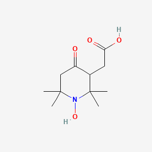 3-Carboxymethyl-1-oxyl-2,2,6,6-tetramethyl-4-piperidone