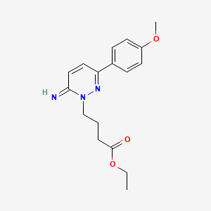 molecular formula C17H21N3O3 B564770 Gabazine Ethyl Ester CAS No. 763886-63-1