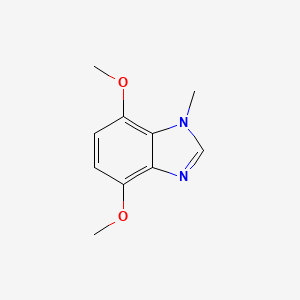 molecular formula C10H12N2O2 B5647716 4,7-dimethoxy-1-methylbenzimidazole CAS No. 7711-51-5