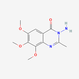 3-Amino-6,7,8-trimethoxy-2-methylquinazolin-4-one
