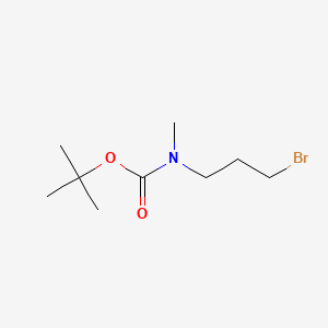 molecular formula C9H18BrNO2 B564777 3-Bromo-N-methyl-N-boc-propylamine CAS No. 828272-19-1