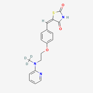 5-[4-[2-((Methyl-d3)pyridin-2-ylamino)ethoxy]benzylidene]thiazolidine-2,4-dione