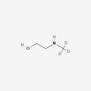molecular formula C3H9NO B564783 2-((Methyl-d3)amino)ethanol CAS No. 1216441-01-8
