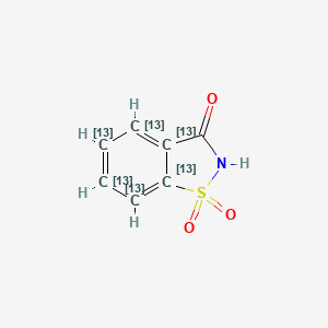 molecular formula C7H5NO3S B564788 Saccharin-13C6 CAS No. 1286479-01-3