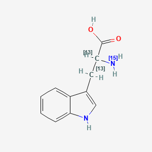 D,L-Tryptophan-13C2,15N