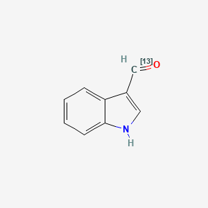 B564791 Indole-3-carboxaldehyde-13C CAS No. 1093452-52-8