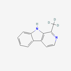molecular formula C12H10N2 B564794 Harman-d3 CAS No. 1216708-84-7