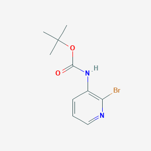 molecular formula C10H13BrN2O2 B056480 tert-Butyl (2-bromopyridin-3-yl)carbamate CAS No. 116026-98-3