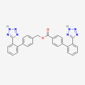 [2'-(2H-Tetrazol-5-yl)[1,1'-biphenyl]-4-yl]methyl 2'-(2H-tetrazol-5-yl)[1,1'-biphenyl]-4-carboxylate