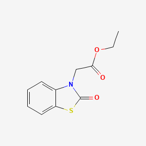 molecular formula C11H11NO3S B5648005 Ethyl 2-(2-oxo-1,3-benzothiazol-3-yl)acetate CAS No. 951-41-7
