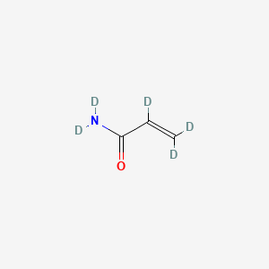 molecular formula C3H5NO B564816 Acrylamide-d5 CAS No. 108152-65-4