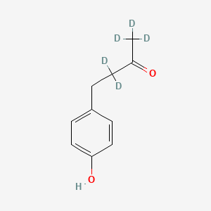 molecular formula C10H12O2 B564820 4-(4'-Hydroxyphenyl)-2-butanone-d5 CAS No. 182219-43-8