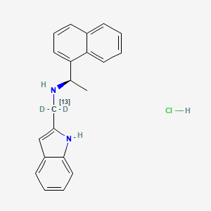 molecular formula C21H21ClN2 B564830 Calindol-13C,d2 Hydrochloride CAS No. 1217828-76-6