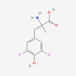 3,5-Diiodo-alpha-methyltyrosine