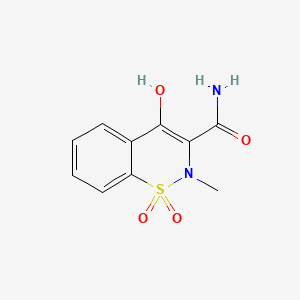 molecular formula C10H10N2O4S B564832 4-Hydroxy-2-methyl-2H-1,2-benzothiazine-3-carboxamide 1,1-dioxide CAS No. 24683-25-8