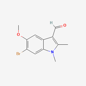 6-Bromo-5-Methoxy-1,2-Dimethyl-1H-Indole-3-Carbaldehyde