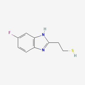 2-(5-fluoro-1H-benzo[d]imidazol-2-yl)ethanethiol